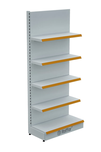 Bazalı Beyaz Renk Tek Ayaklı İlave Modül (Tek Başına Kullanılmaz) 90*H220 CM