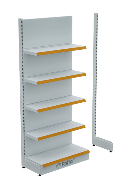 Bazalı Beyaz Renk Tek Ayaklı İlave Modül (Tek Başına Kullanılmaz) 90*H220 CM