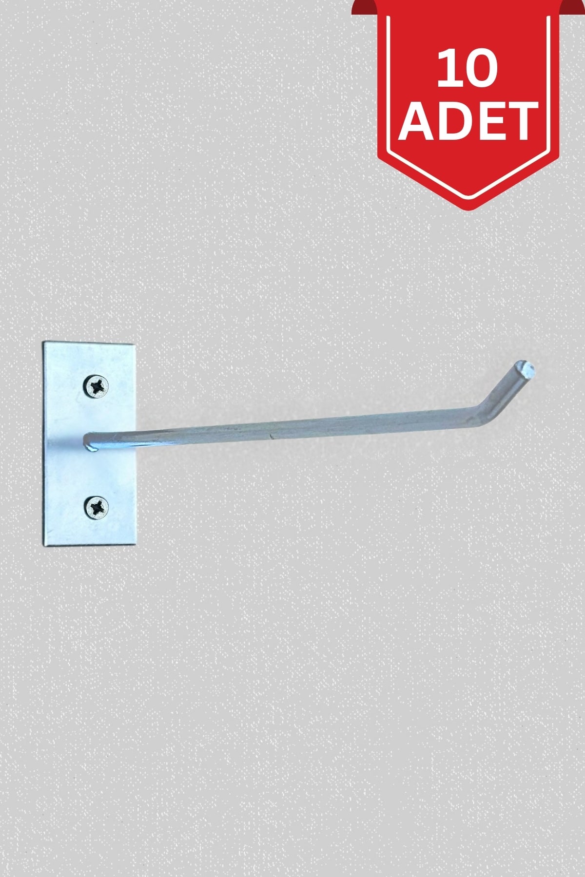 Duvar Kancası 10 Adet 10 Cm Duvar Ve Suntaya Monte Askı Tel Çubuk