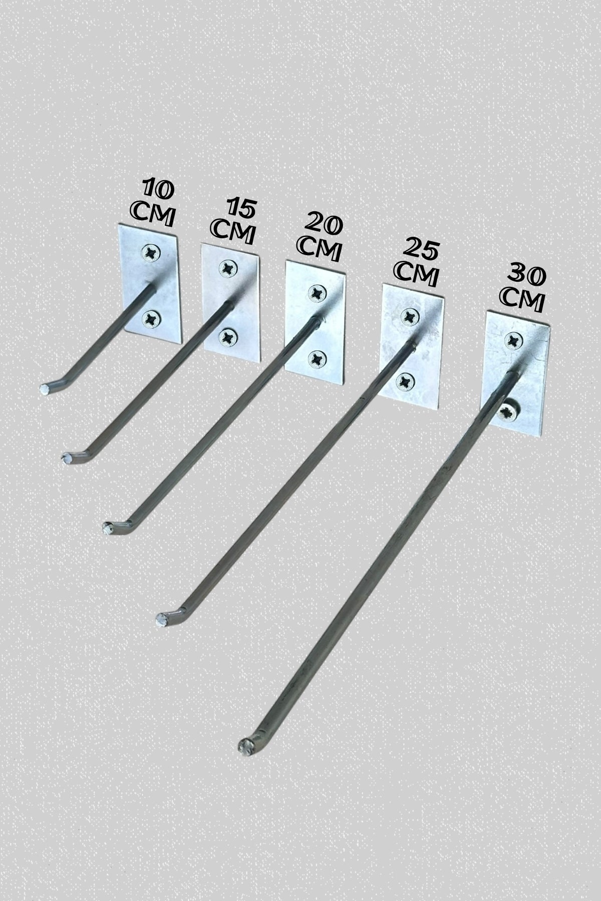 Duvar Kancası 10 Adet 10 Cm Duvar Ve Suntaya Monte Askı Tel Çubuk