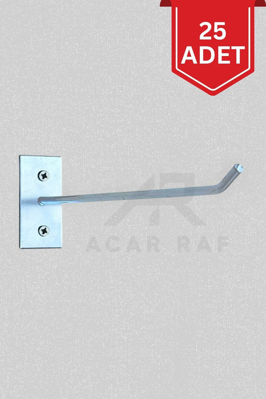 Duvar Kancası 25 Adet 20 Cm Duvar Ve Suntaya Monte Askı Tel Çubuk