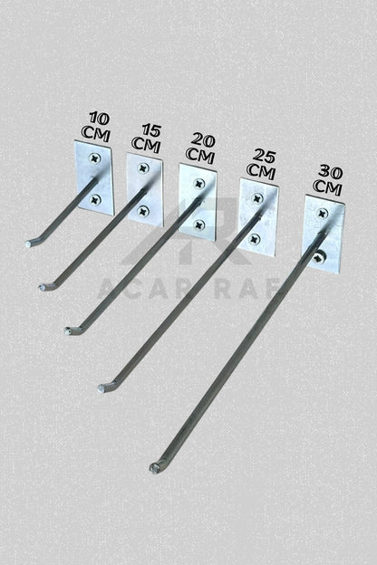 Duvar Kancası 25 Adet 20 Cm Duvar Ve Suntaya Monte Askı Tel Çubuk
