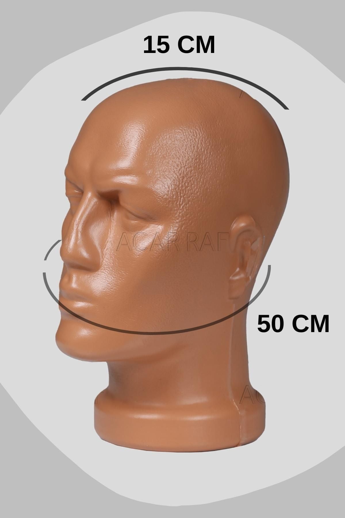 Erkek Kafa Mankeni Peruk Mankeni Ten Rengi