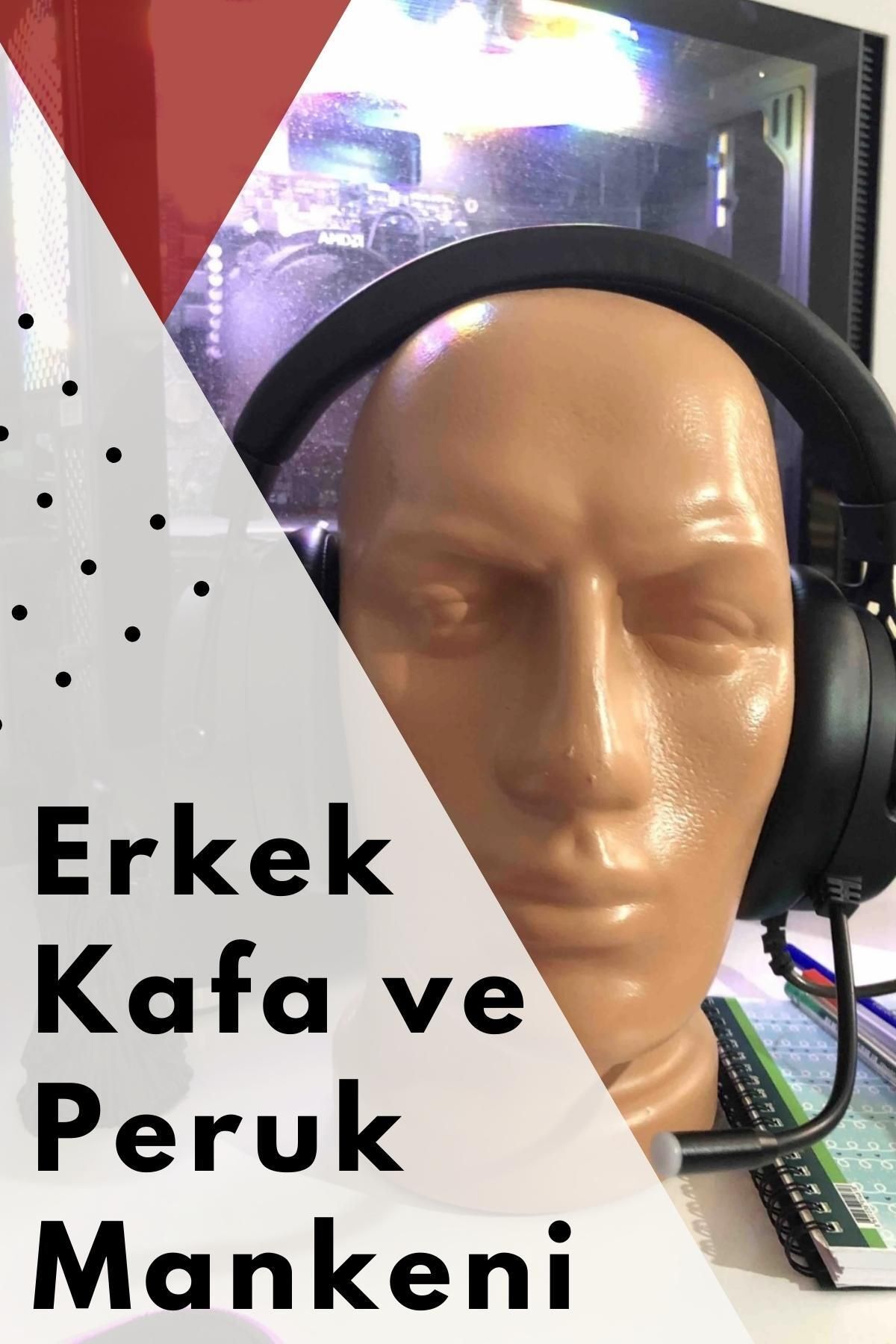 Erkek Kafa Mankeni Peruk Mankeni Ten Rengi