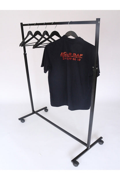 Eteklik Askılık Ayarlanabilir Elbise & Giysi Askılık Siyah Askılık