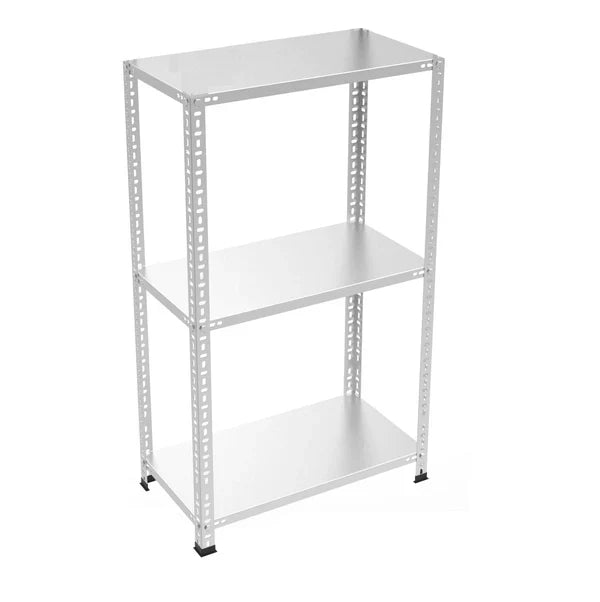 Galvaniz 3 Katlı Arşiv Raf Sistemi - Çelik Raf - Metal Raf