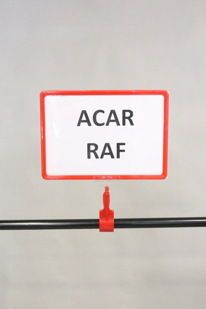 Ürün Tanıtım Çerçevesi Plastik Ve Mandallı Fiyat Etiketliği A4 Çerçeve Kırmızı