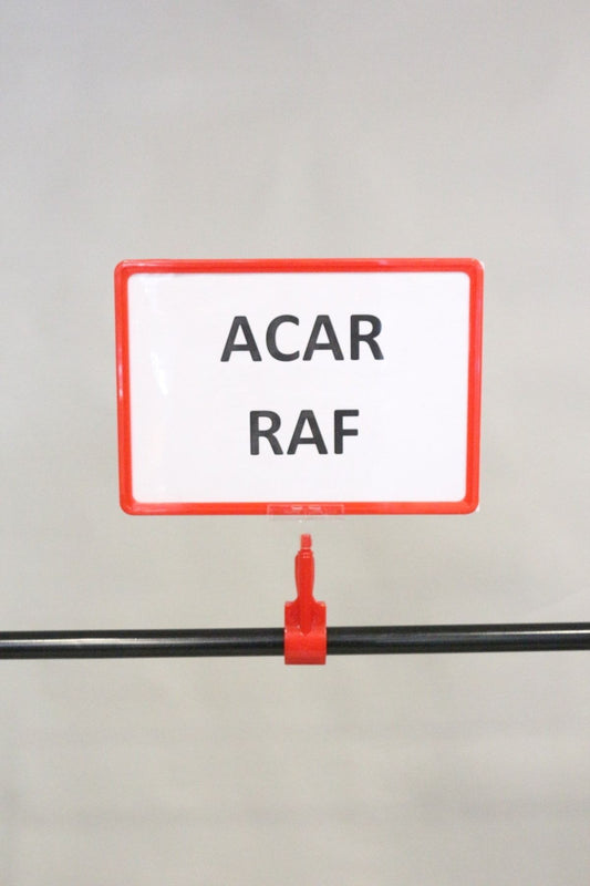 Ürün Tanıtım Çerçevesi Plastik Ve Mandallı Fiyat Etiketliği A4 Çerçeve Kırmızı