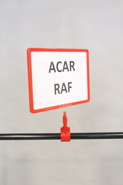 Ürün Tanıtım Çerçevesi Plastik Ve Mandallı Fiyat Etiketliği A4 Çerçeve Kırmızı